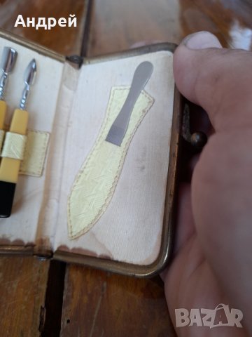 Стар дамски несесер за нокти #4, снимка 5 - Други ценни предмети - 32575259