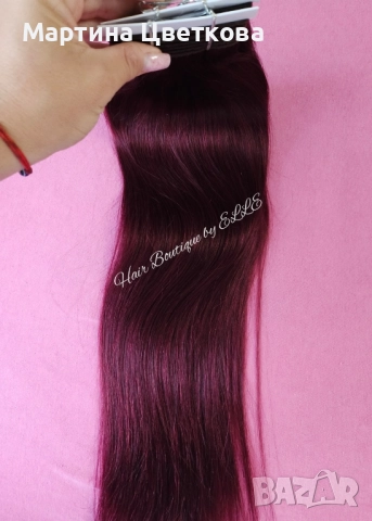 Естествена коса на цяла треса , снимка 3 - Аксесоари за коса - 52011160