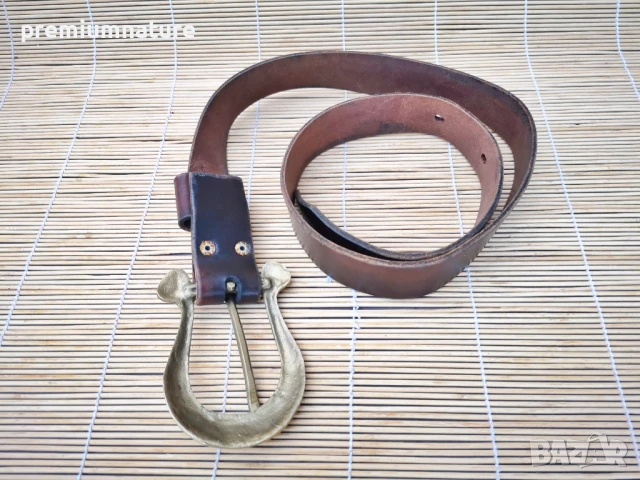 ○ Колан от естествена кожа ○, снимка 4 - Колани - 51153145