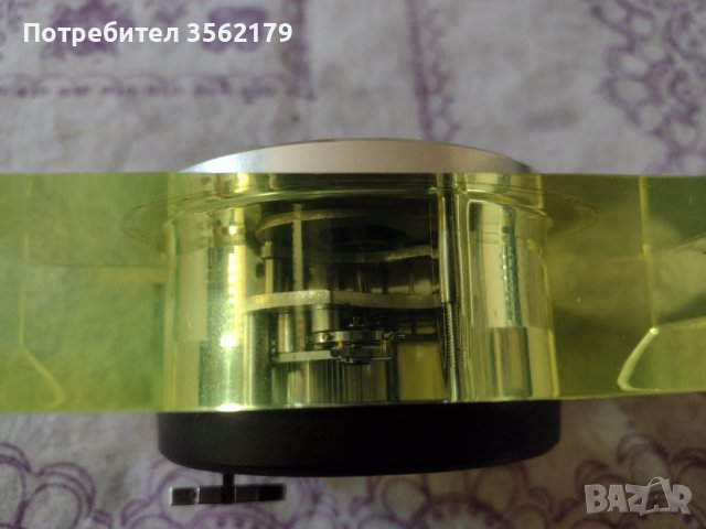 Настолен часовник Мълния, снимка 2 - Антикварни и старинни предмети - 43789874