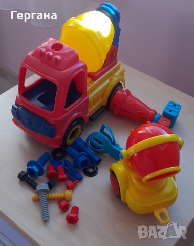 Детско камионче бетоновоз, снимка 8 - Коли, камиони, мотори, писти - 39152259