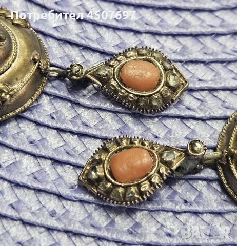 стари обеци от 18 - ти век, снимка 4 - Обеци - 53046779