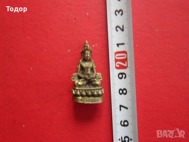 Бронзова фигурка Буда фигура, снимка 1 - Колекции - 36592784
