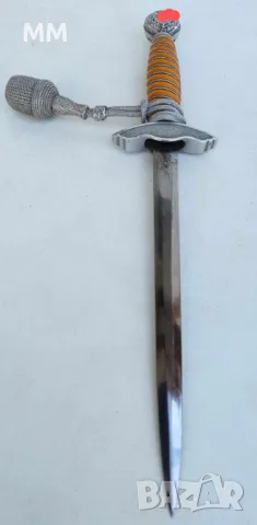 Параден немски офицерски кортик, ( нож , сабя ), снимка 5 - Антикварни и старинни предмети - 50410848