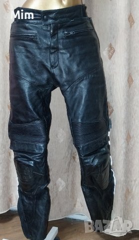 Motorcycle Collection PROBIKER 52 Черен моторджийски панталон от естествена кожа / рокер /, снимка 7 - Спортни дрехи, екипи - 43517627