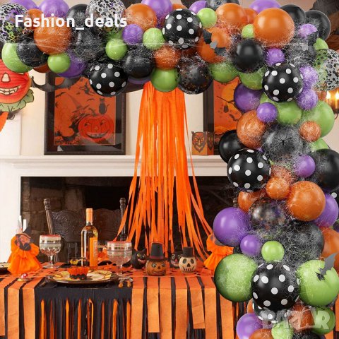 Нов Комплект 155 части за арка декорация / украса за Хелоуин Halloween, снимка 4 - Други - 38681839