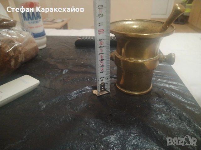 Месингово хаванче , снимка 4 - Антикварни и старинни предмети - 53376958