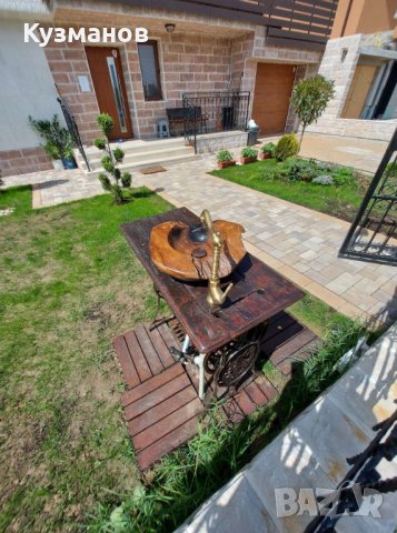 Купа мивка от тиково дърво и мивки от камък, снимка 11 - Градински мебели, декорация  - 36908934