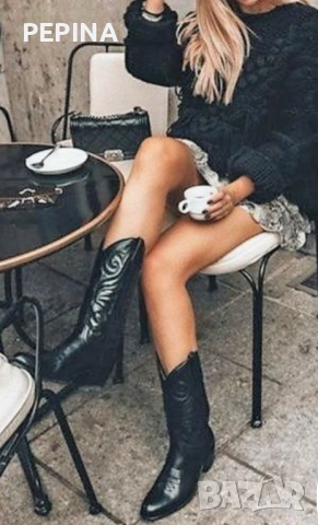 Дамски ботуши- естествена кожа 