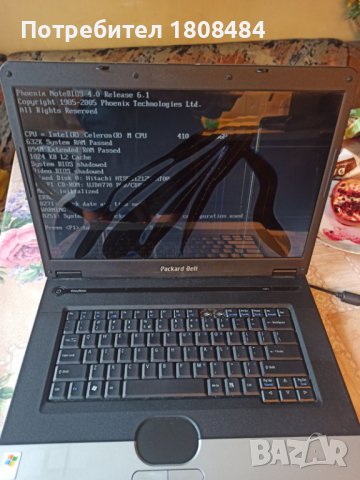 Лаптоп Packard Bell за части, снимка 1 - Лаптопи за дома - 38908243