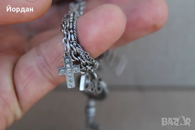 Стоманена гривна ''Dolche & Gabbana'', снимка 4 - Гривни - 50099361