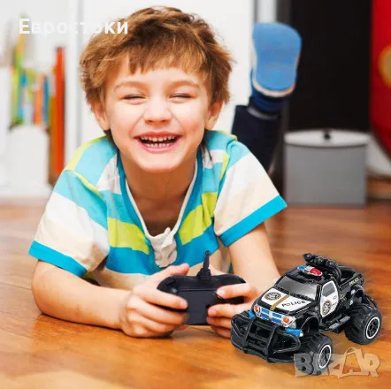 Играчка радиоуправляема полицейска кола Rock Crawler Police 6146, снимка 3 - Коли, камиони, мотори, писти - 47441452