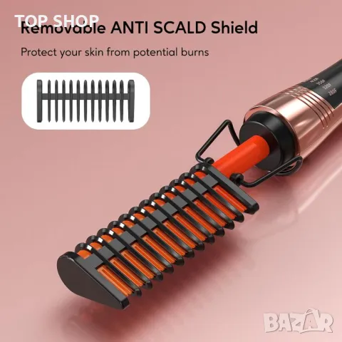 Гребени за брада и коса Terviiix Hot Comb Electric, снимка 7 - Преси за коса - 48765205