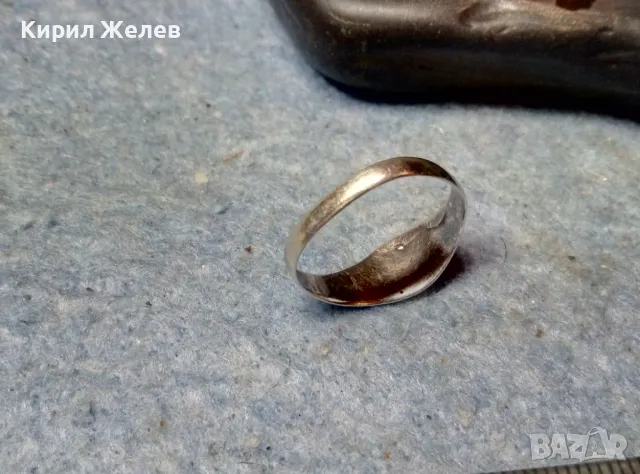 СТАР СРЕБЪРЕН ПРЪСТЕН СРЕБРО ВИСОКА ПРОБА ИЗИСКАНО РЕТРО БИЖУ РЪЧНА ФИНА ИЗРАБОТКА 35499, снимка 8 - Антикварни и старинни предмети - 48986961