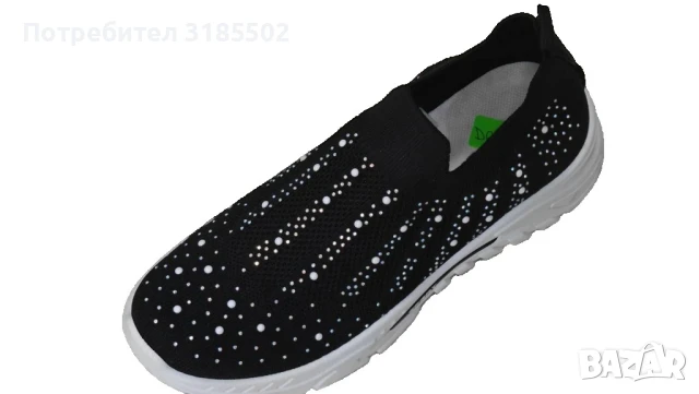 Леки дамски ластъчни мрежести маратонки без връзки, снимка 2 - Маратонки - 51195339