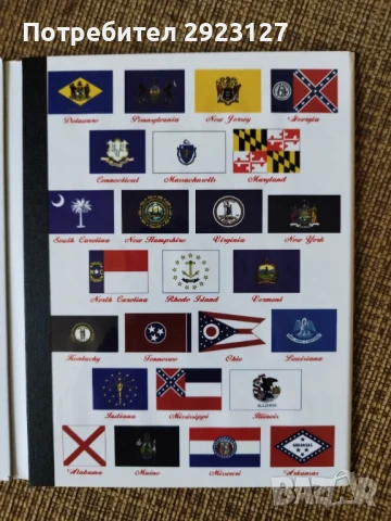 ЧИСТО НОВ АЛБУМ "50-те АМЕРИКАНСКИ ЩАТА", снимка 9 - Нумизматика и бонистика - 51131981