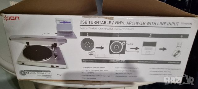 Грамофон ION TT USB 05xl, снимка 13 - Грамофони - 40054859
