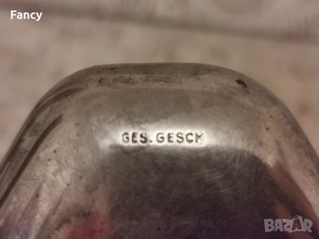 Стар свещник Ges Gesch, снимка 6 - Антикварни и старинни предмети - 43369542