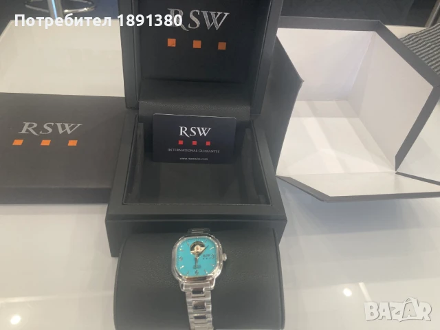 ДАМСКИ ШВЕЙЦАРСКИ ЧАСОВНИК - RSW, снимка 8 - Дамски - 50681792