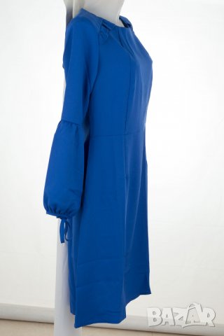 Рокля в синьо марка Foggy - L, снимка 3 - Рокли - 37152521