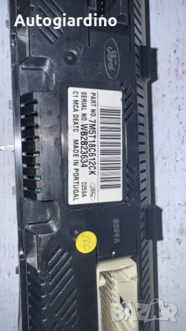 Климатичен блок / панел / табло за Ford Focus - 7M5T18C612CK, снимка 2 - Части - 50689213