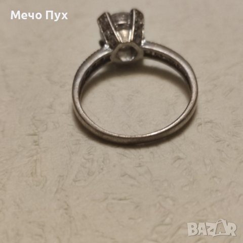 Сребърен пръстен (185), снимка 5 - Пръстени - 43051666