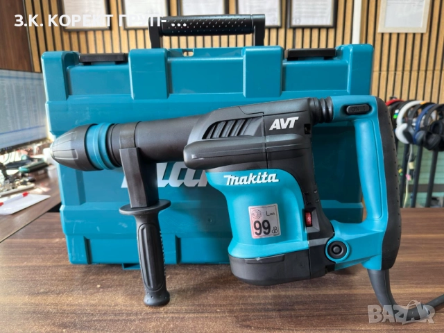 НОВ Електрически къртач Makita HM0871C,8.1 J, 1100 W, Гаранция, снимка 7 - Други инструменти - 52904870