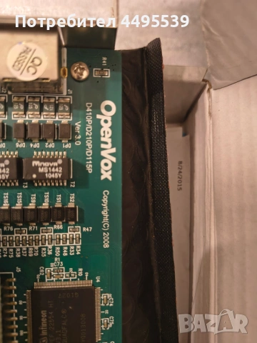OpenVox D410P/D210P/D115P PCI карта за телекоми, снимка 3 - Мрежови адаптери - 53213059