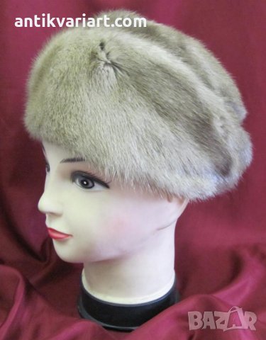 50-те Стара Дамска Шапка от норка PETERS HARBURG, снимка 1