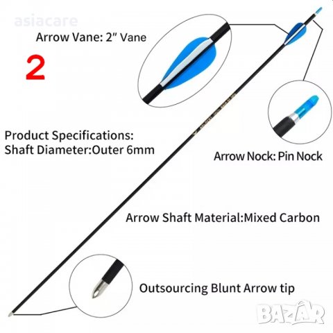 Комплект Лък 40 lbs, 130 см НОВ със 3 стрели!, снимка 8 - Лъкове и арбалети - 36041337
