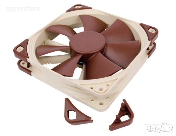 Вентилатор за компютър 120x120x25mm Noctua NF-F12-PWM SSO2 Bearing 4-pin PWM 1500RPM 12V, снимка 4 - Други - 40479491