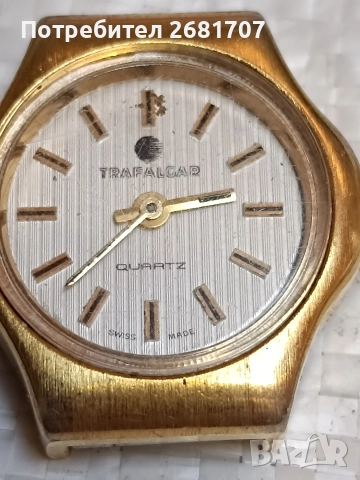 позлатен дамски часовник Trafalcar , снимка 2 - Мъжки - 52966805