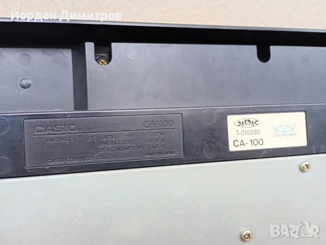 Casio ca-100 1990г., снимка 3 - Антикварни и старинни предмети - 53517791