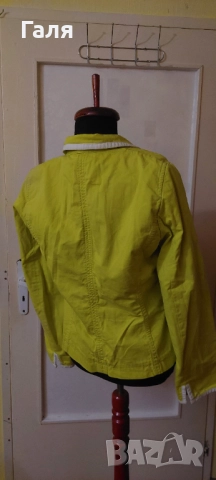 Дамско сако неоново жълто размер М/Л, снимка 2 - Сака - 52074479