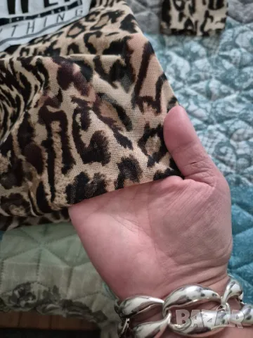 само днес тигрова блузка Негатив, снимка 5 - Блузи с дълъг ръкав и пуловери - 48430795