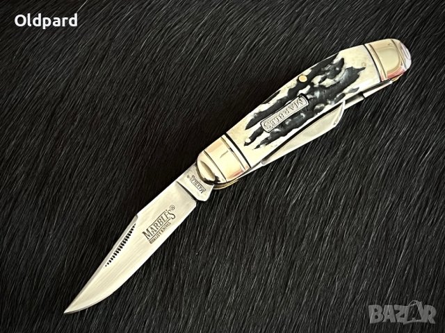 Black Stag aStockman. Компактен сгъваем ловен нож с три полирани остриета.(MR479), снимка 2 - Ножове - 40563070