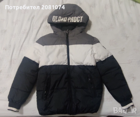 Детско двулицево зимно яке размер 134