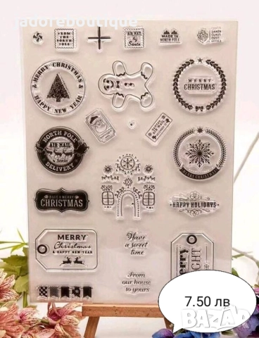 Силиконови печати Коледни - различни видове, снимка 5 - Други - 47338373