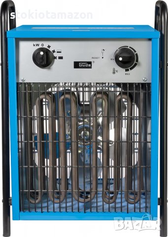 Електрически трифазен калорифер GUDE 85013 GH 9 EV, 9 kW, 22.5 A , снимка 2 - Отоплителни печки - 38268719