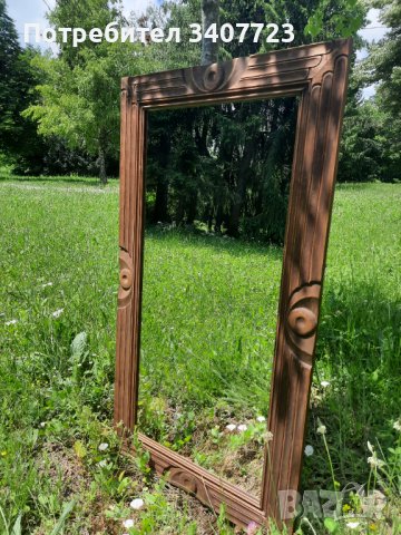 Ръчно изработени огледала от орех и липа , снимка 7 - Огледала - 37000723