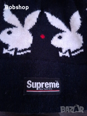 Шапка Supreme&Playboy, снимка 2 - Шапки - 52787172