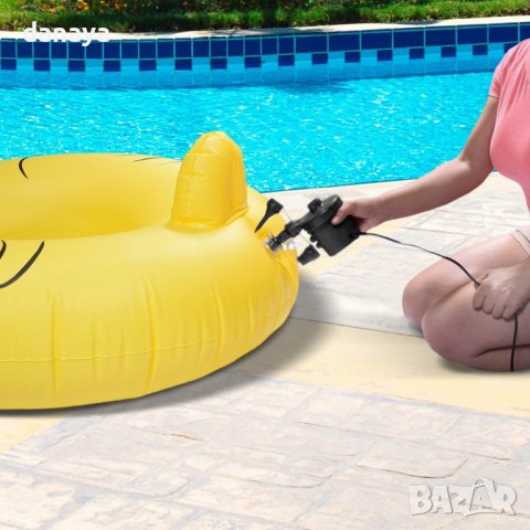 2881 Електрическа помпа за надуване помпа за дюшеци и матраци, 230V, снимка 3 - Надуваеми легла - 36734106