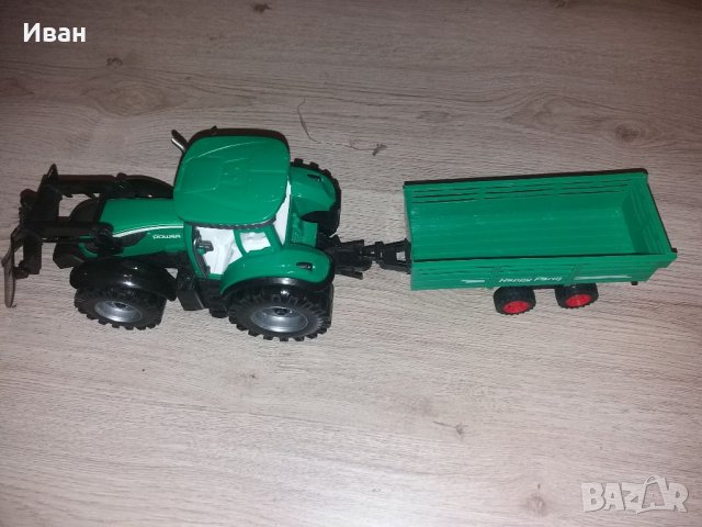 Детски трактор с ремарке, снимка 2 - Коли, камиони, мотори, писти - 39055528