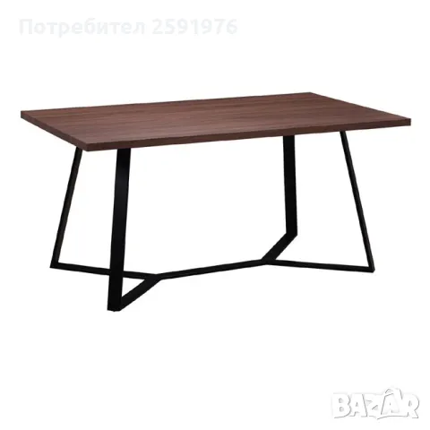 Трапезна маса HANSON 160х90х75h см ΕΜ821, снимка 1
