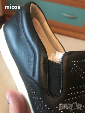 80 лв до 30.11!Emporio Armani,оригинал,изцяло естествена кожа, снимка 3 - Дамски ежедневни обувки - 33158537