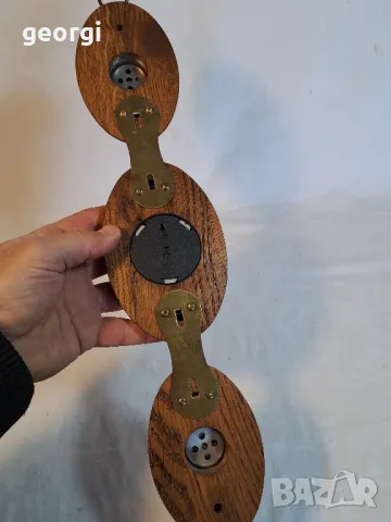 немска домашна метеорологична станция термометър барометър и влагомер     18/2, снимка 7 - Антикварни и старинни предмети - 49004894