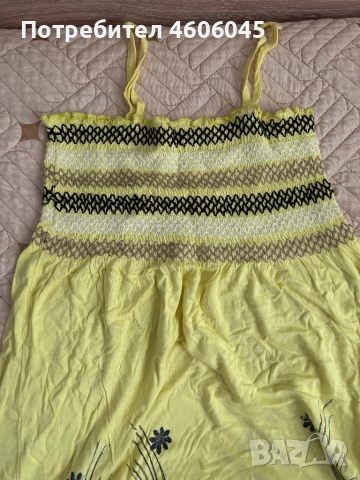 Жълта ежедневна рокля 💛, снимка 2 - Рокли - 51856104