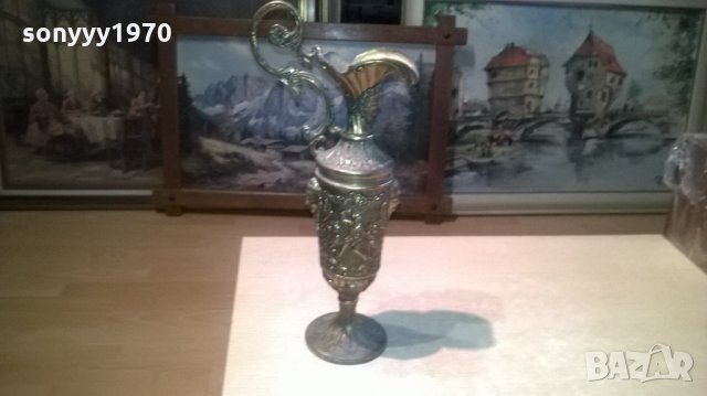 масивна кана-старо злато-ретро колекция-43х20см, снимка 4 - Колекции - 27970583