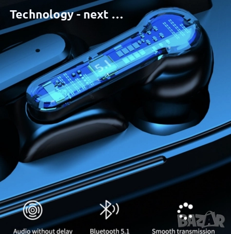 Слушалки M19 In Ear Батерия 2000 mAh Bluetooth 5.1 Автоматично сдвояване Touch Control True Wireless, снимка 3 - Bluetooth слушалки - 52633166
