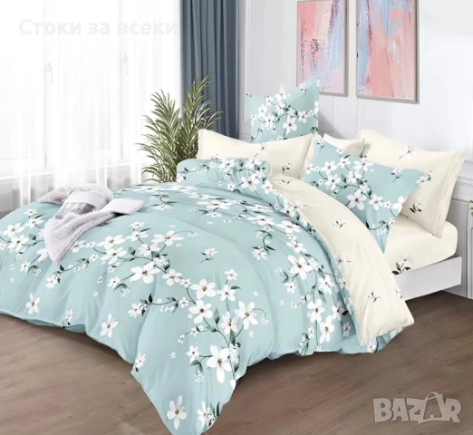 Спални комплекти с ластик , снимка 13 - Спално бельо - 52487783